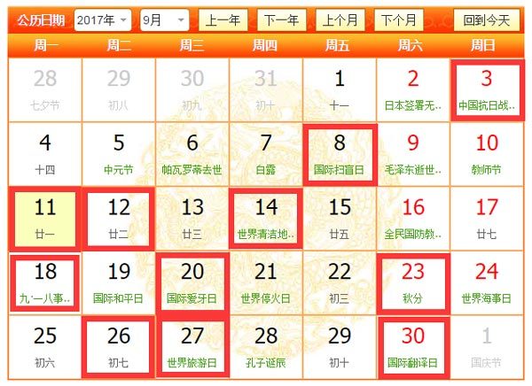 2017年9月裝修吉日有幾天,那幾天適合裝修